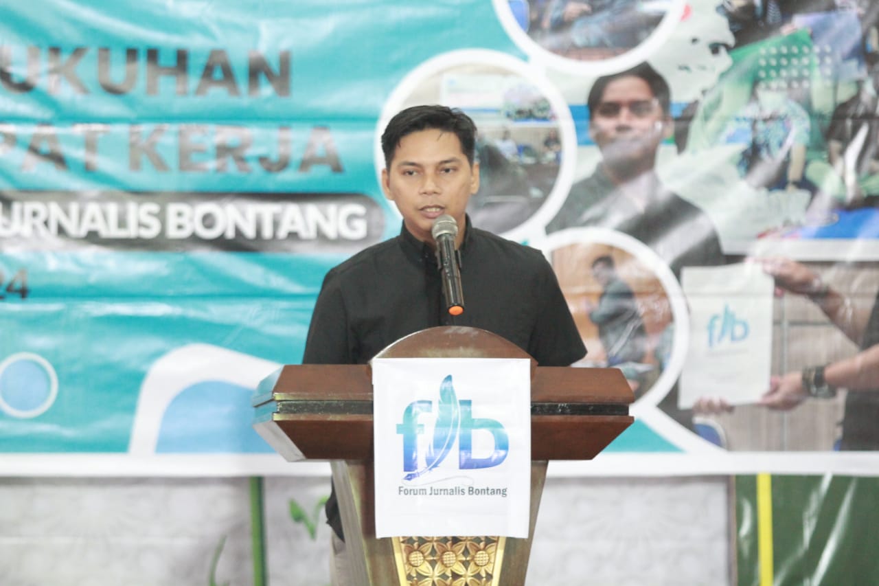 Ketua Forum Jurnalis Bontang periode 2022-2024, Herdi Jaffar.
